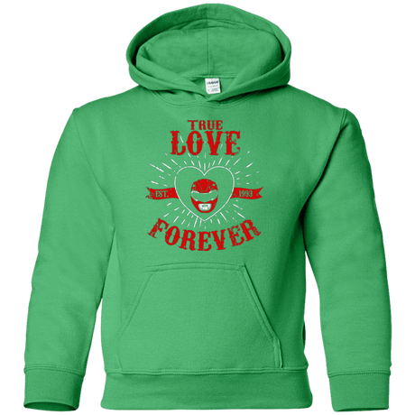 Sweatshirts Irish Green / YS True Love Forever Red Youth Hoodie