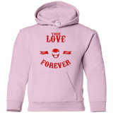 Sweatshirts Light Pink / YS True Love Forever Red Youth Hoodie