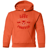 Sweatshirts Orange / YS True Love Forever Red Youth Hoodie