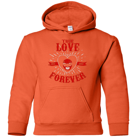Sweatshirts Orange / YS True Love Forever Red Youth Hoodie