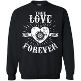 Sweatshirts Black / Small True Love Forever Supernatural Crewneck Sweatshirt