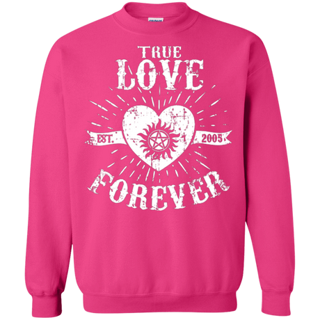 Sweatshirts Heliconia / Small True Love Forever Supernatural Crewneck Sweatshirt