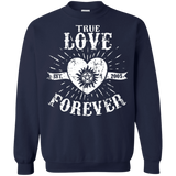 Sweatshirts Navy / Small True Love Forever Supernatural Crewneck Sweatshirt