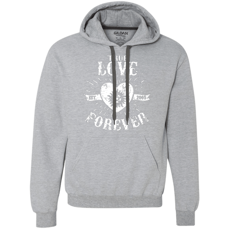 Sweatshirts Sport Grey / Small True Love Forever Supernatural Premium Fleece Hoodie