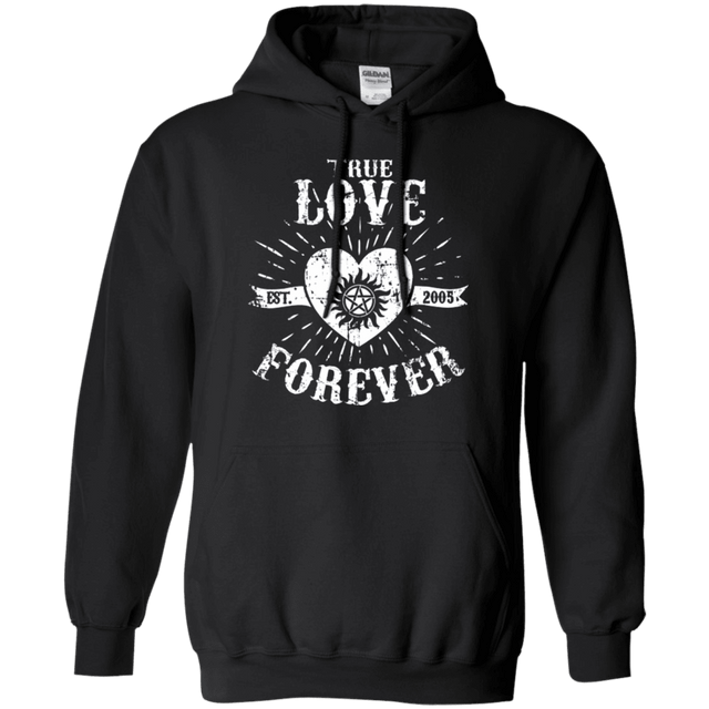 Sweatshirts Black / Small True Love Forever Supernatural Pullover Hoodie