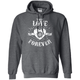 Sweatshirts Dark Heather / Small True Love Forever Supernatural Pullover Hoodie