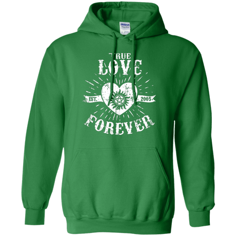 Sweatshirts Irish Green / Small True Love Forever Supernatural Pullover Hoodie