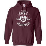Sweatshirts Maroon / Small True Love Forever Supernatural Pullover Hoodie