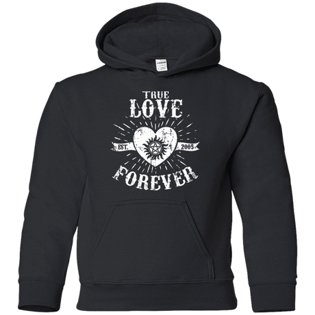 Sweatshirts Black / YS True Love Forever Supernatural Youth Hoodie
