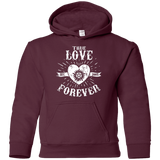 Sweatshirts Maroon / YS True Love Forever Supernatural Youth Hoodie
