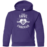 Sweatshirts Purple / YS True Love Forever Supernatural Youth Hoodie