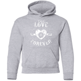 Sweatshirts Sport Grey / YS True Love Forever Supernatural Youth Hoodie