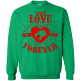 Sweatshirts Irish Green / Small True Love Forever Thunder Crewneck Sweatshirt