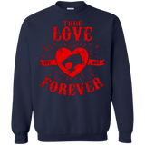 Sweatshirts Navy / Small True Love Forever Thunder Crewneck Sweatshirt