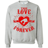 Sweatshirts Sport Grey / Small True Love Forever Thunder Crewneck Sweatshirt
