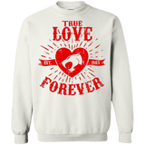 Sweatshirts White / Small True Love Forever Thunder Crewneck Sweatshirt