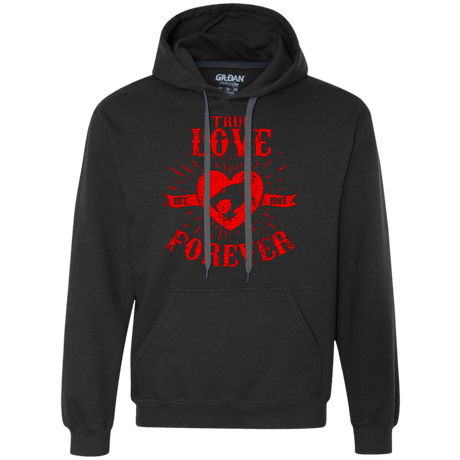 Sweatshirts Black / Small True Love Forever Thunder Premium Fleece Hoodie