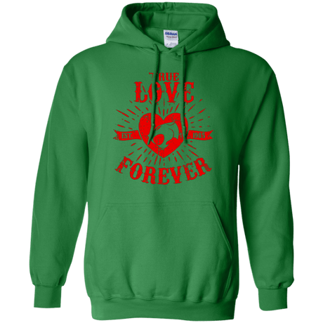 Sweatshirts Irish Green / Small True Love Forever Thunder Pullover Hoodie