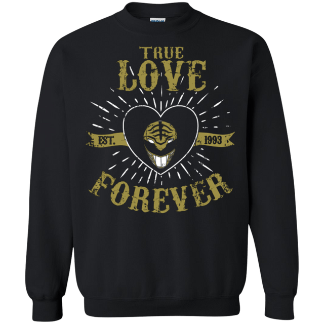 Sweatshirts Black / Small True Love Forever White Crewneck Sweatshirt