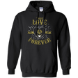 Sweatshirts Black / Small True Love Forever White Pullover Hoodie
