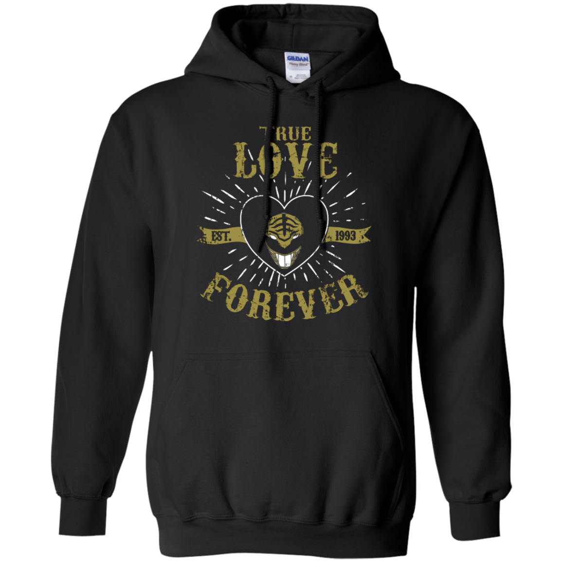 Sweatshirts Black / Small True Love Forever White Pullover Hoodie