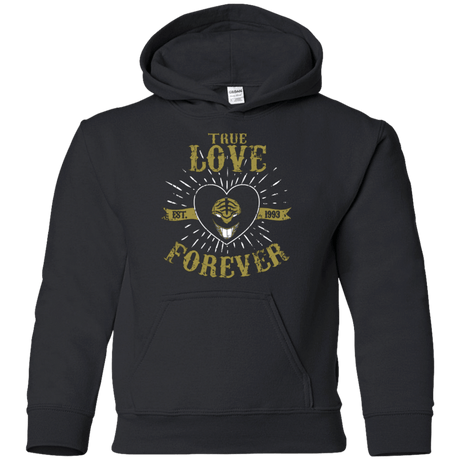 Sweatshirts Black / YS True Love Forever White Youth Hoodie