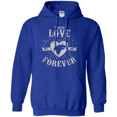 Sweatshirts Royal / Small True Love Forever Wolf Pullover Hoodie