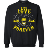 Sweatshirts Black / Small True Love Forever Yellow Crewneck Sweatshirt