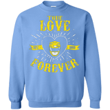 Sweatshirts Carolina Blue / Small True Love Forever Yellow Crewneck Sweatshirt