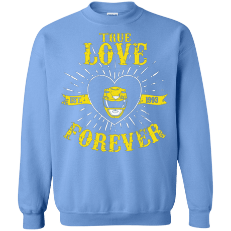Sweatshirts Carolina Blue / Small True Love Forever Yellow Crewneck Sweatshirt