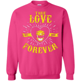 Sweatshirts Heliconia / Small True Love Forever Yellow Crewneck Sweatshirt