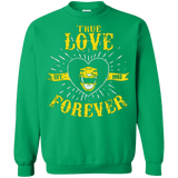 Sweatshirts Irish Green / Small True Love Forever Yellow Crewneck Sweatshirt