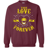 Sweatshirts Maroon / Small True Love Forever Yellow Crewneck Sweatshirt