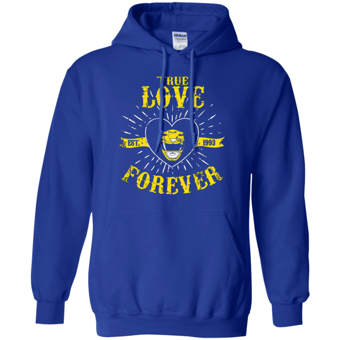 Sweatshirts Royal / Small True Love Forever Yellow Pullover Hoodie