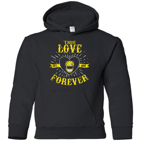 Sweatshirts Black / YS True Love Forever Yellow Youth Hoodie
