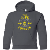 Sweatshirts Charcoal / YS True Love Forever Yellow Youth Hoodie