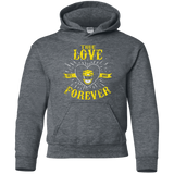Sweatshirts Dark Heather / YS True Love Forever Yellow Youth Hoodie