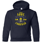 Sweatshirts Navy / YS True Love Forever Yellow Youth Hoodie