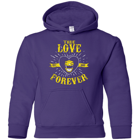 Sweatshirts Purple / YS True Love Forever Yellow Youth Hoodie