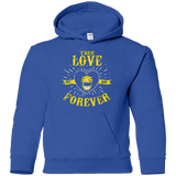 Sweatshirts Royal / YS True Love Forever Yellow Youth Hoodie