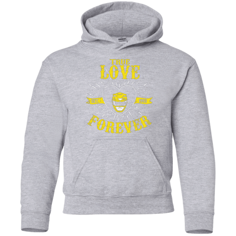 Sweatshirts Sport Grey / YS True Love Forever Yellow Youth Hoodie