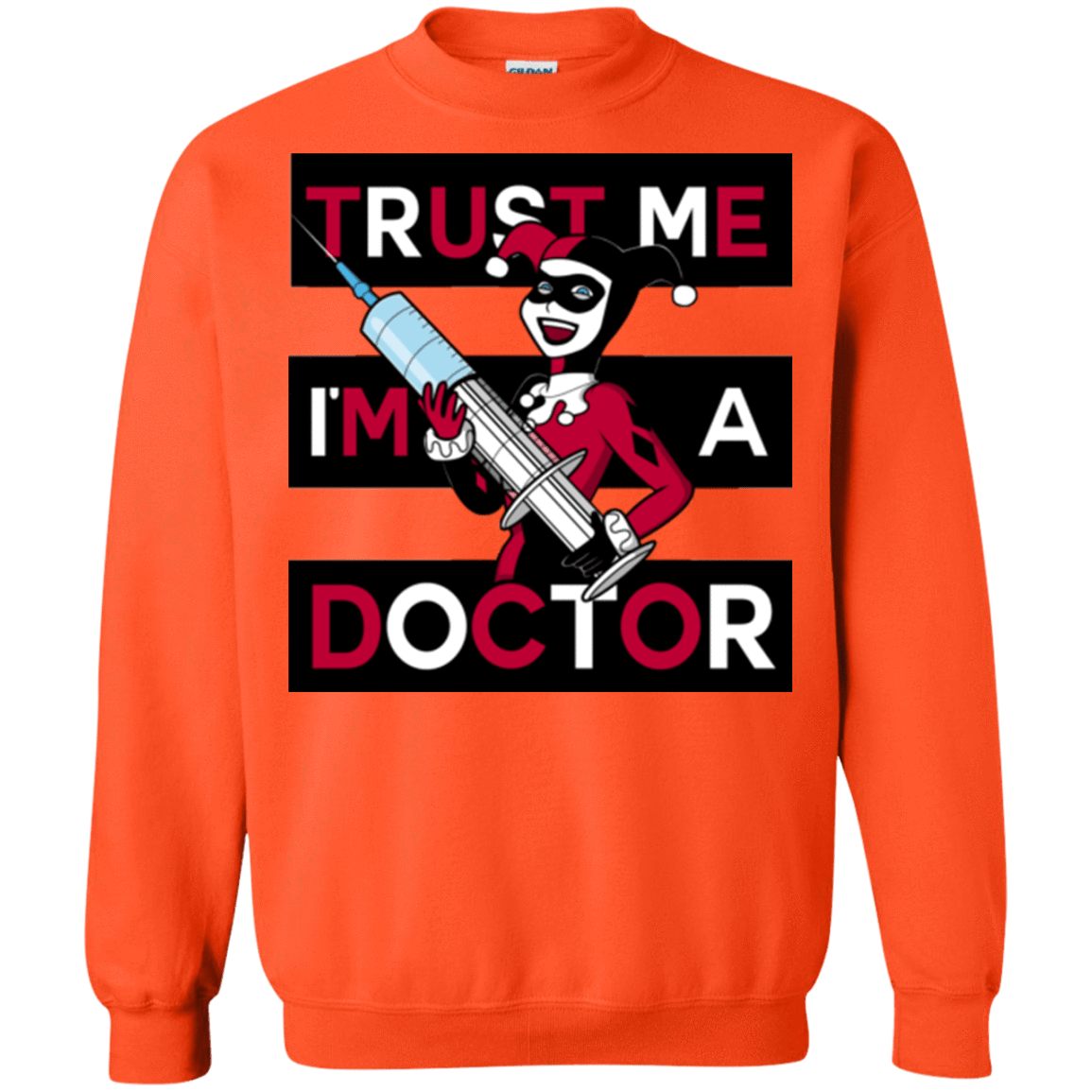 Sweatshirts Orange / Small Trust me! Crewneck Sweatshirt