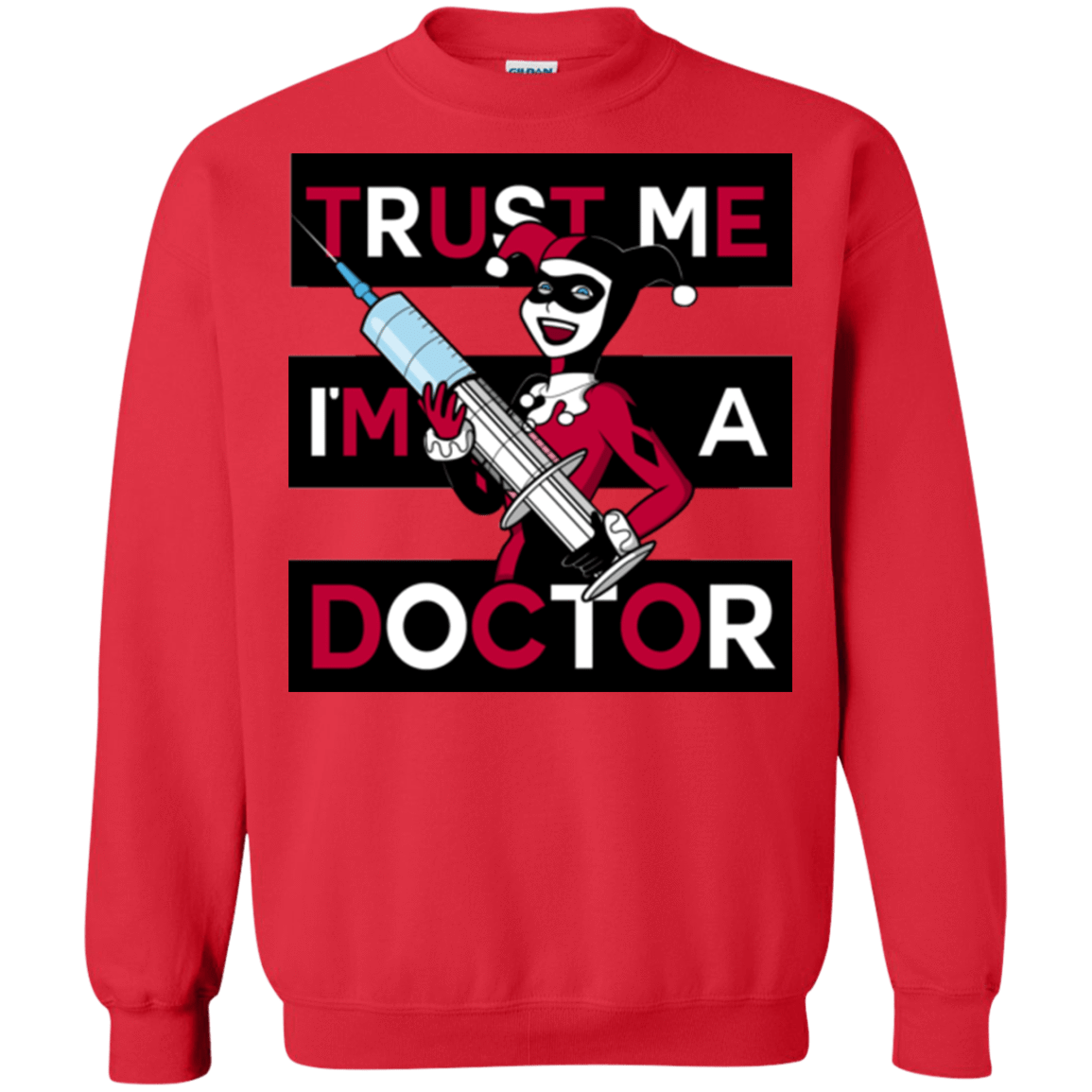 Sweatshirts Red / Small Trust me! Crewneck Sweatshirt