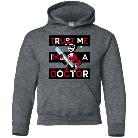 Sweatshirts Dark Heather / YS Trust me! Youth Hoodie