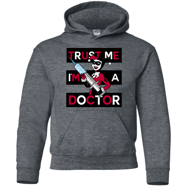 Sweatshirts Dark Heather / YS Trust me! Youth Hoodie