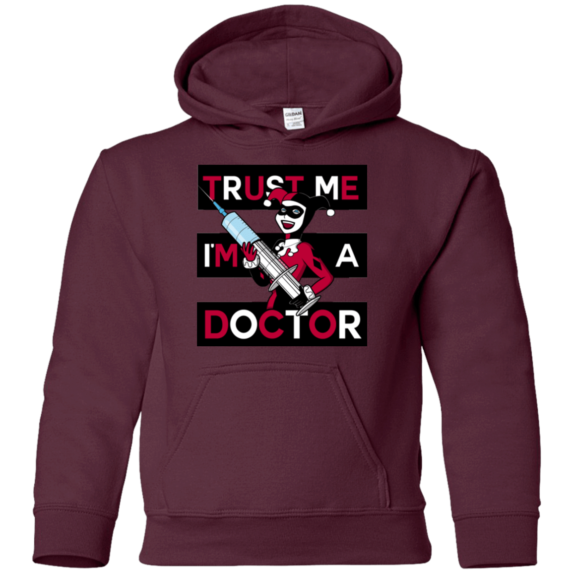 Sweatshirts Maroon / YS Trust me! Youth Hoodie