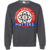 Sweatshirts Dark Heather / S Truth Science Fact Crewneck Sweatshirt