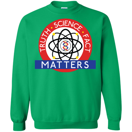 Sweatshirts Irish Green / S Truth Science Fact Crewneck Sweatshirt