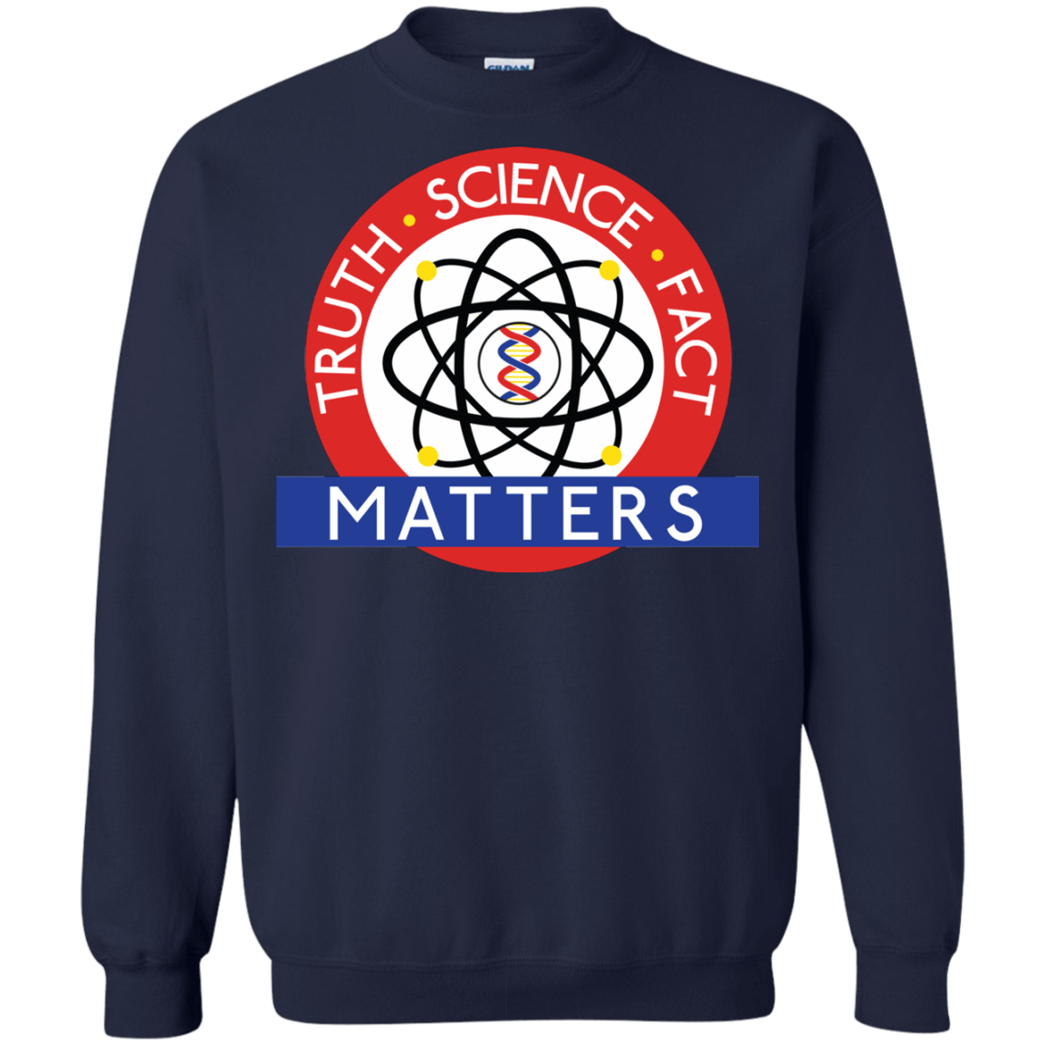 Sweatshirts Navy / S Truth Science Fact Crewneck Sweatshirt