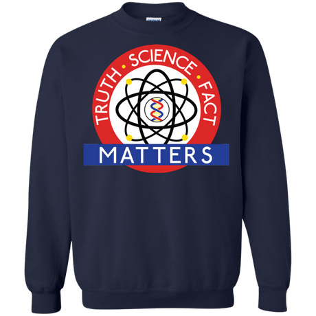 Sweatshirts Navy / S Truth Science Fact Crewneck Sweatshirt